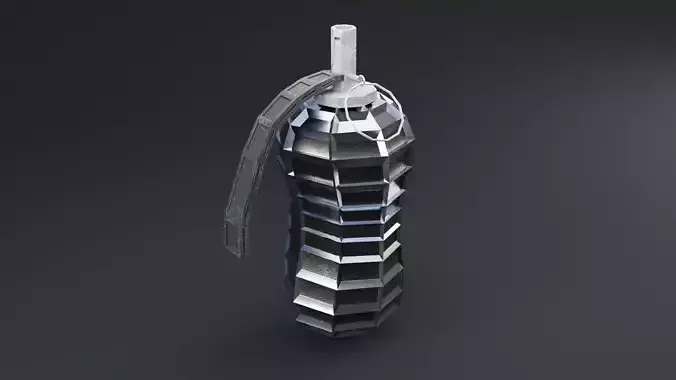 Grenade Game Ready - Low Poly PBR 3D Model Low-poly 3D model