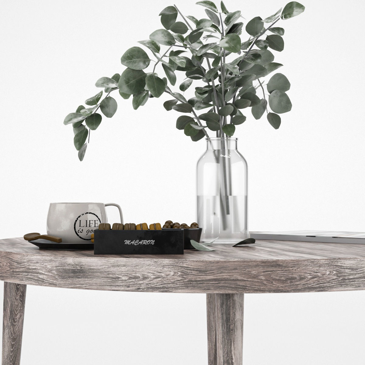 coffee table set 5 3D model_3