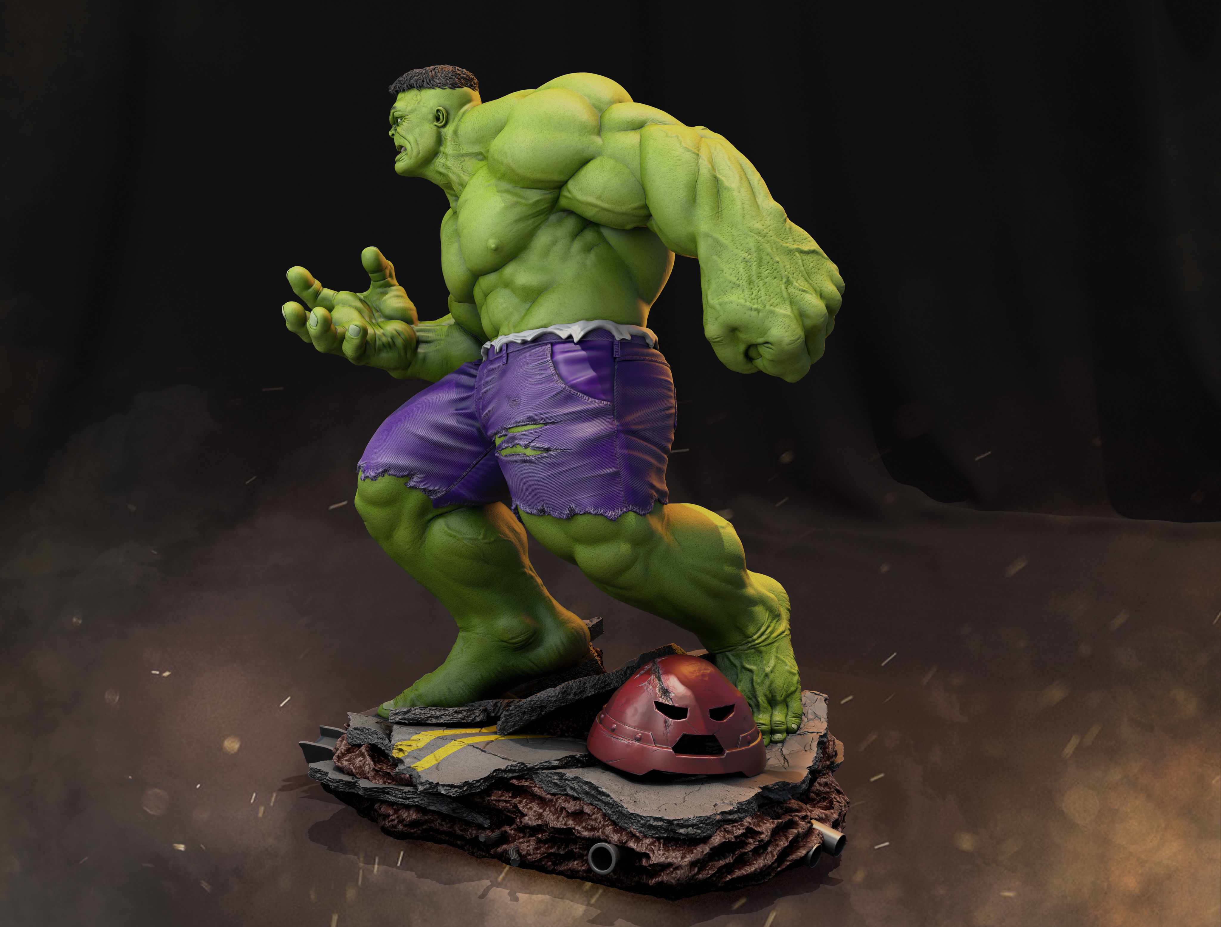 Hulk - 3D Print STL 3D model 3D printable | CGTrader