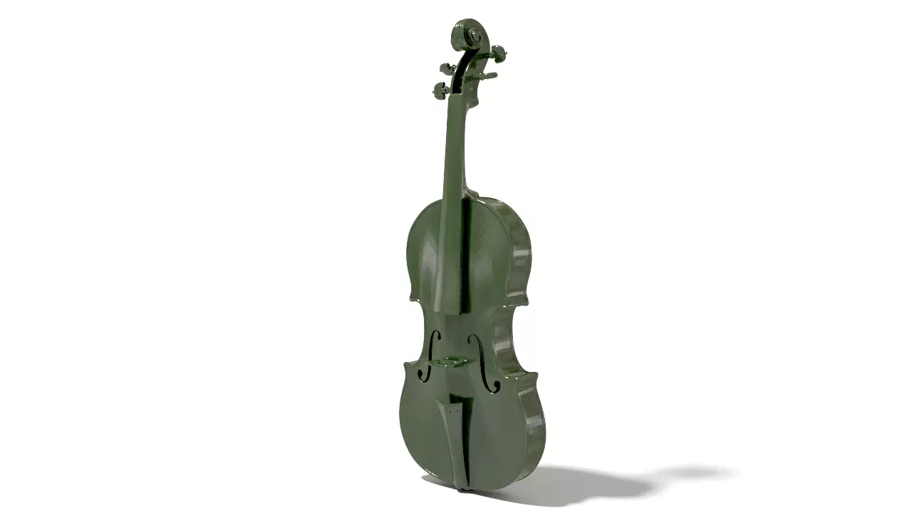 violin for 3Dprint 3D print model_0