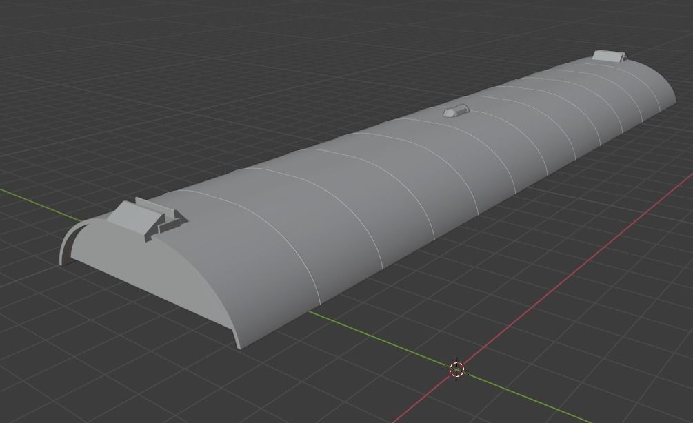 H0 1-87 scale Umbauwagen AB3yg 1st and 2nd class 3D print model_16