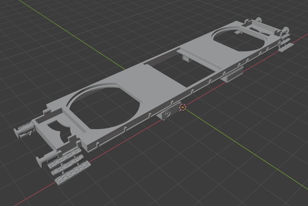 H0 1-87 scale Umbauwagen AB3yg 1st and 2nd class 3D print model_14
