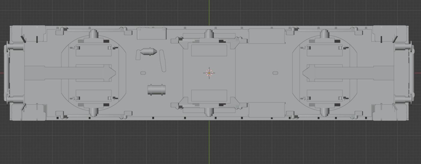 H0 1-87 scale Umbauwagen AB3yg 1st and 2nd class 3D print model_6