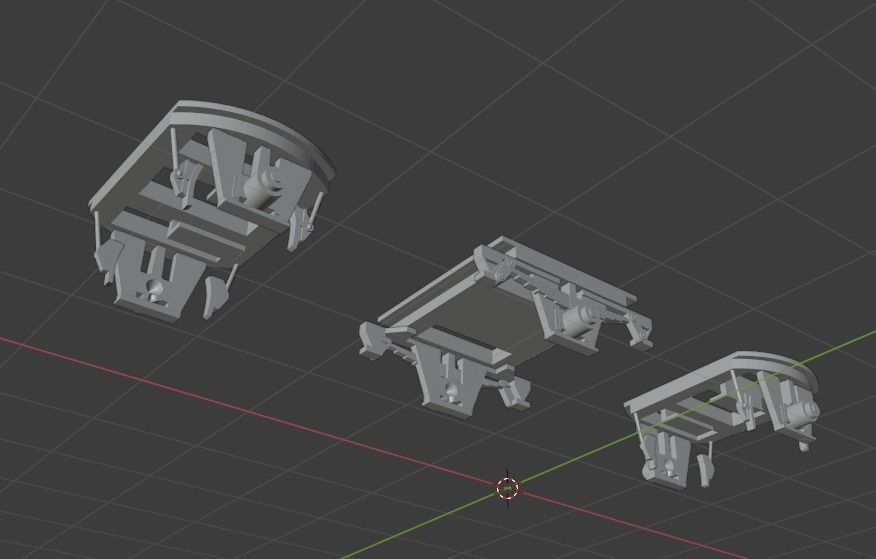 H0 1-87 scale Umbauwagen AB3yg 1st and 2nd class 3D print model_15