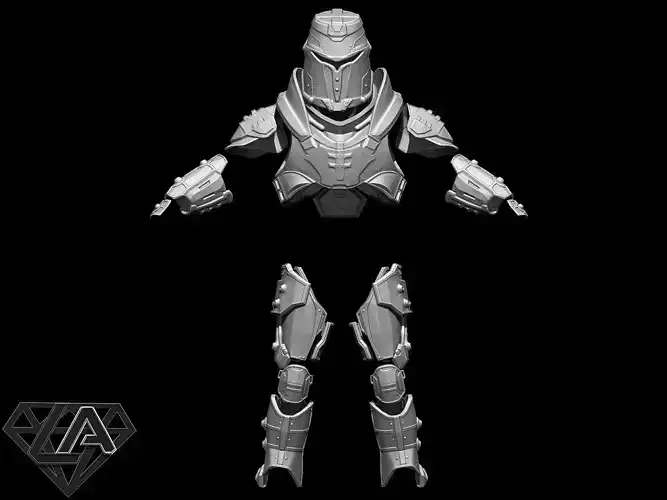 Doom Eternal sentinel custom armor set 3D print model