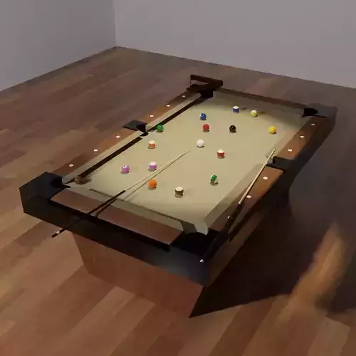Pool Table including balls