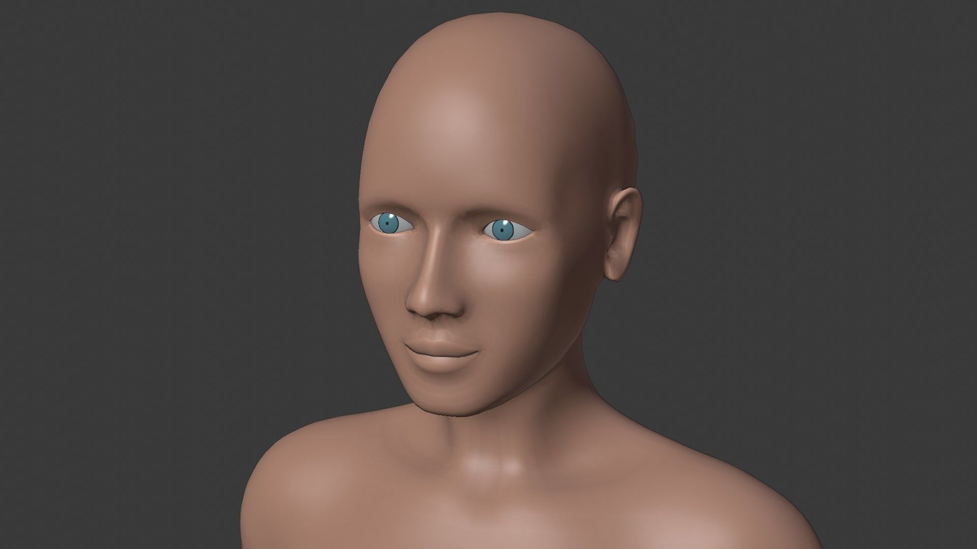 Female Base Mesh - Full Rig - Woman Girl Character Low-poly 3D model_28