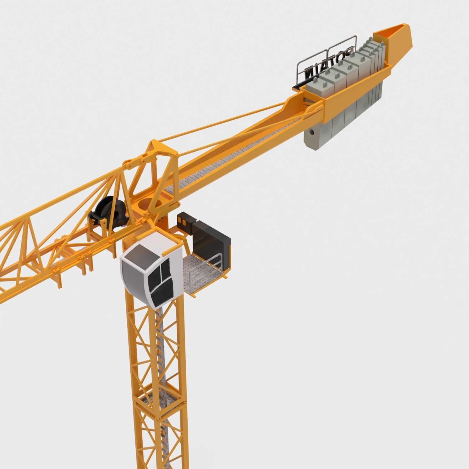 POTAIN MDT  219 J10 - 3D print model  3D print model_4