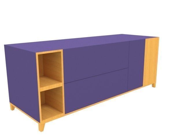 headset sideboard 3D model_2