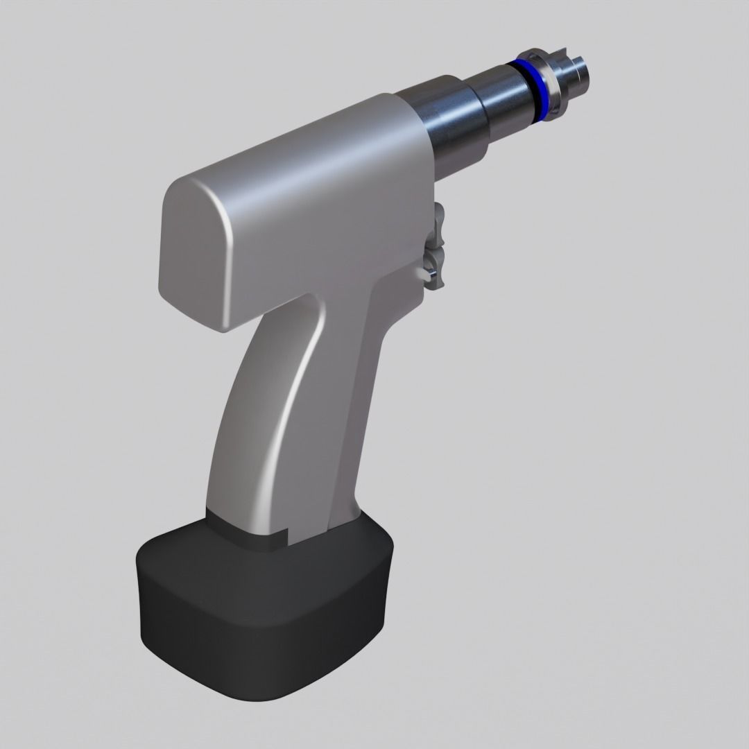 Orthopedic Power Drill 3D model_3
