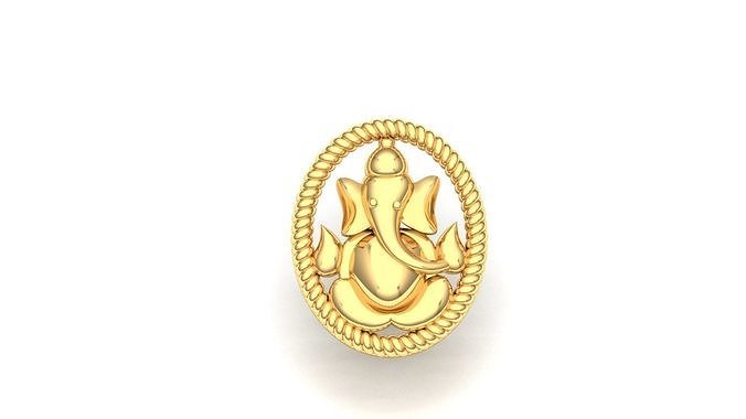ganesh gold new in free Free 3D print model