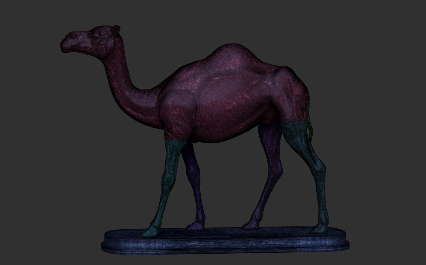 Camel statue of 3D print model_18