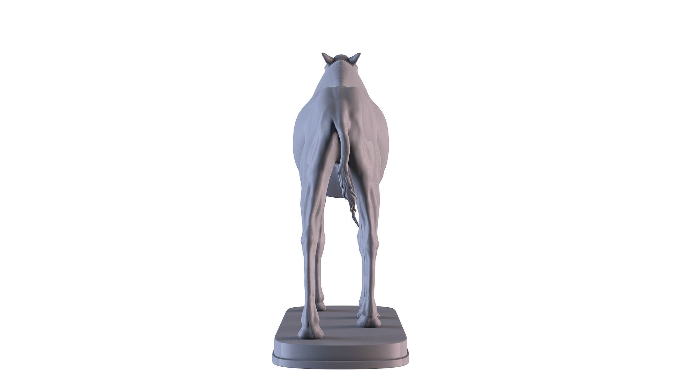 Camel statue of 3D print model_7