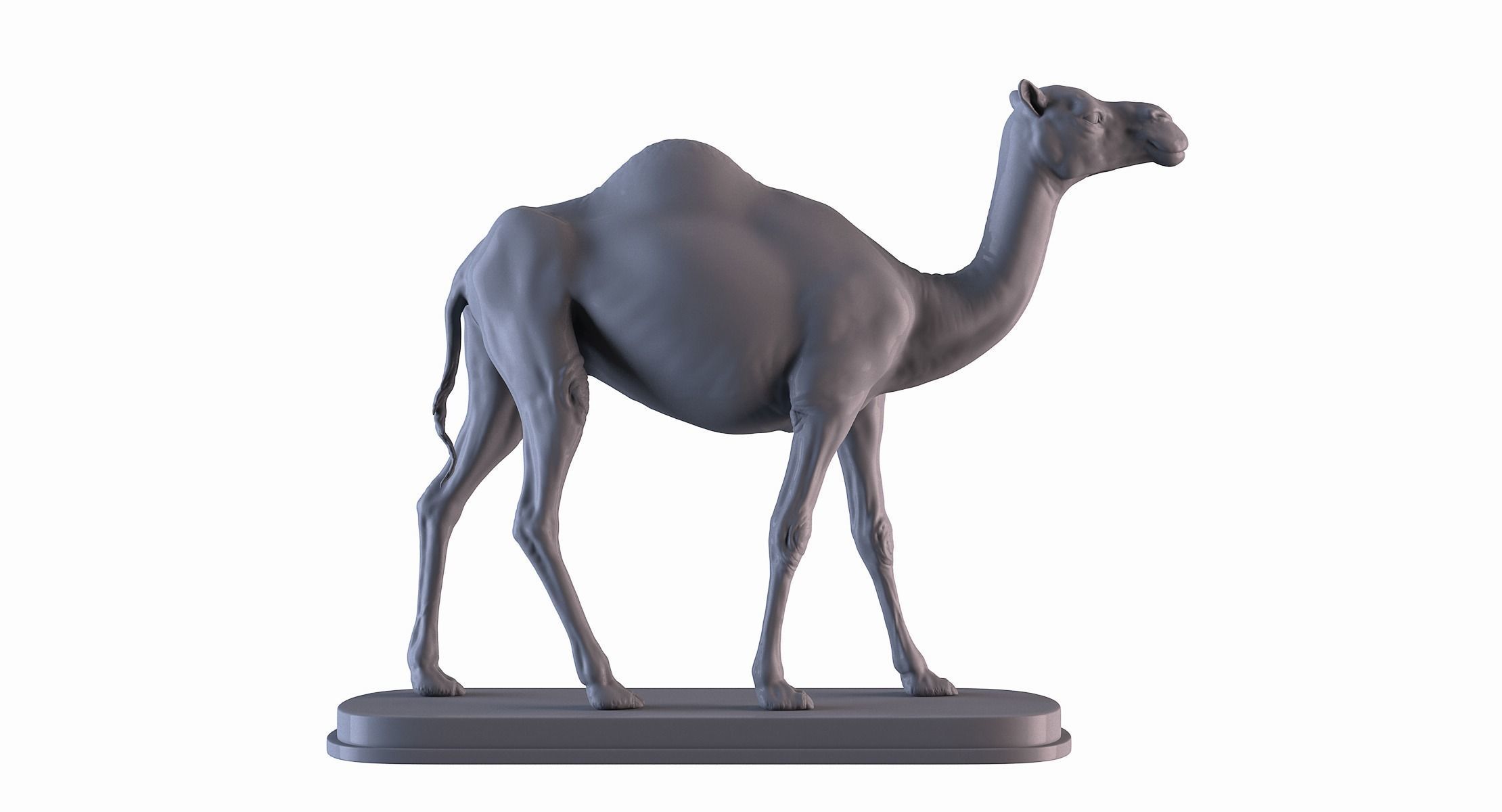 Camel statue of 3D print model_5