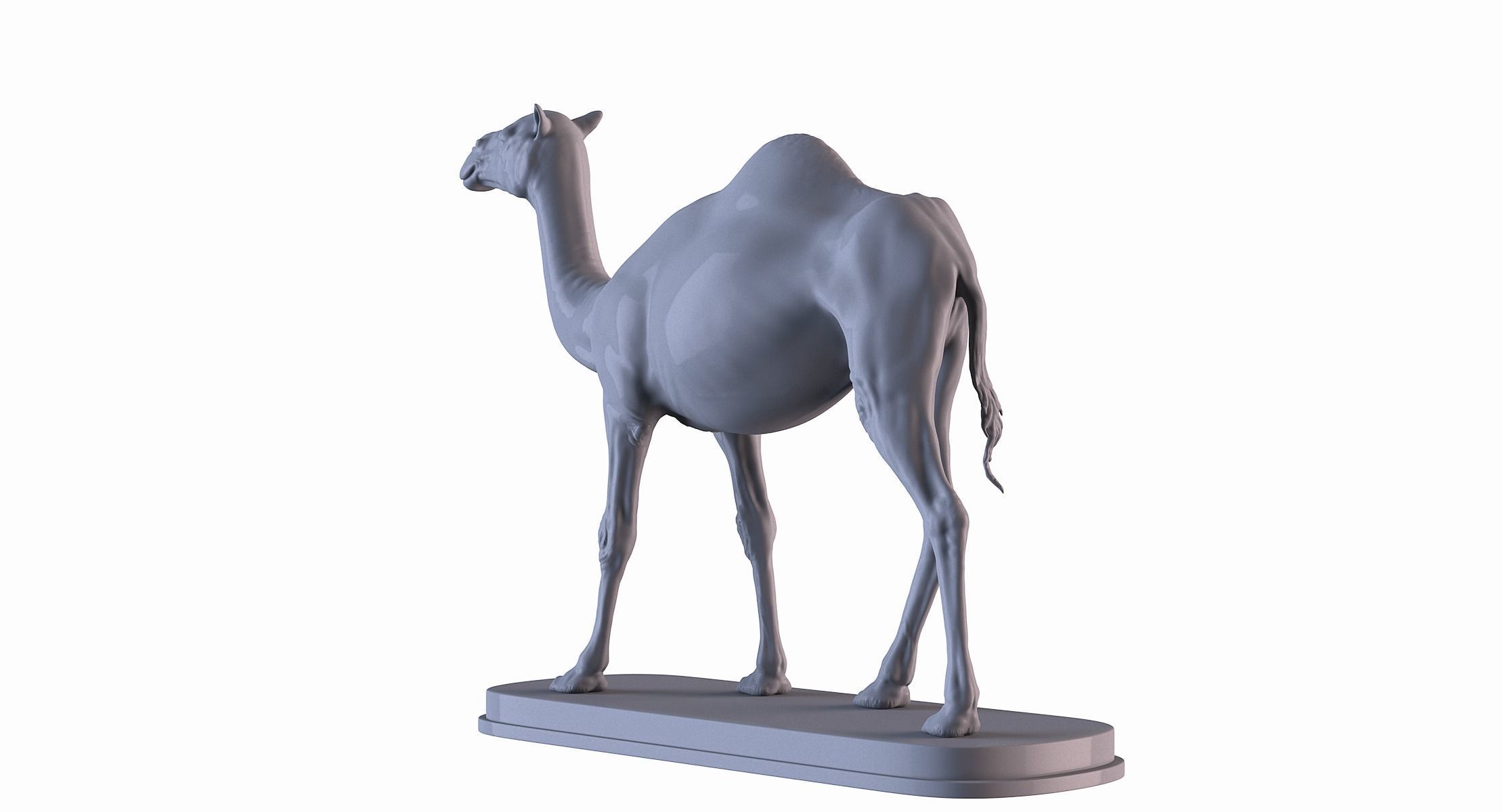 Camel statue of 3D print model_8