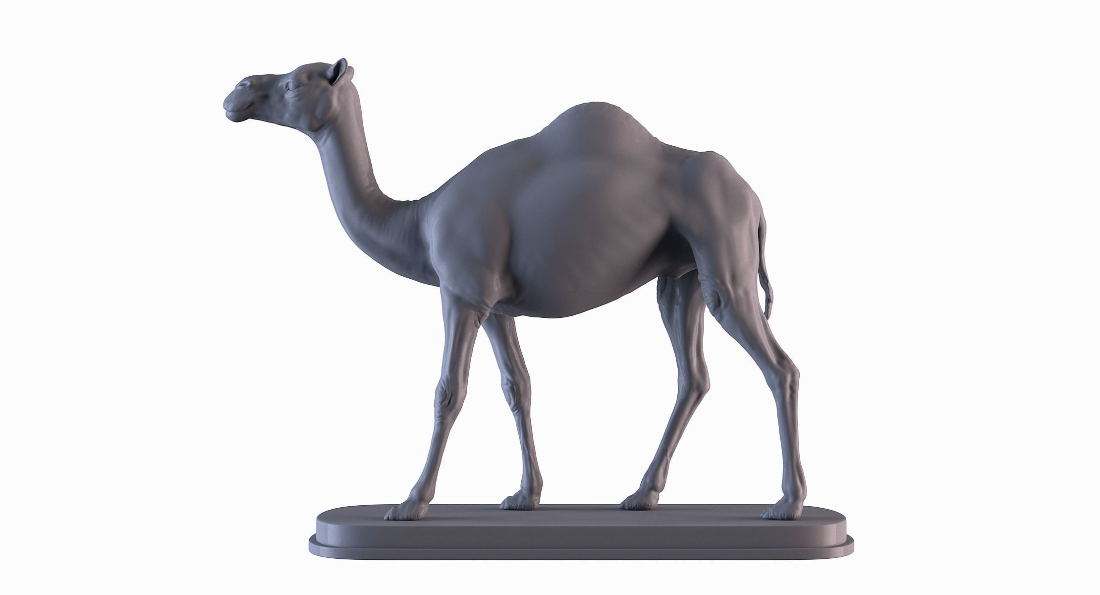 Camel statue of 3D print model_1