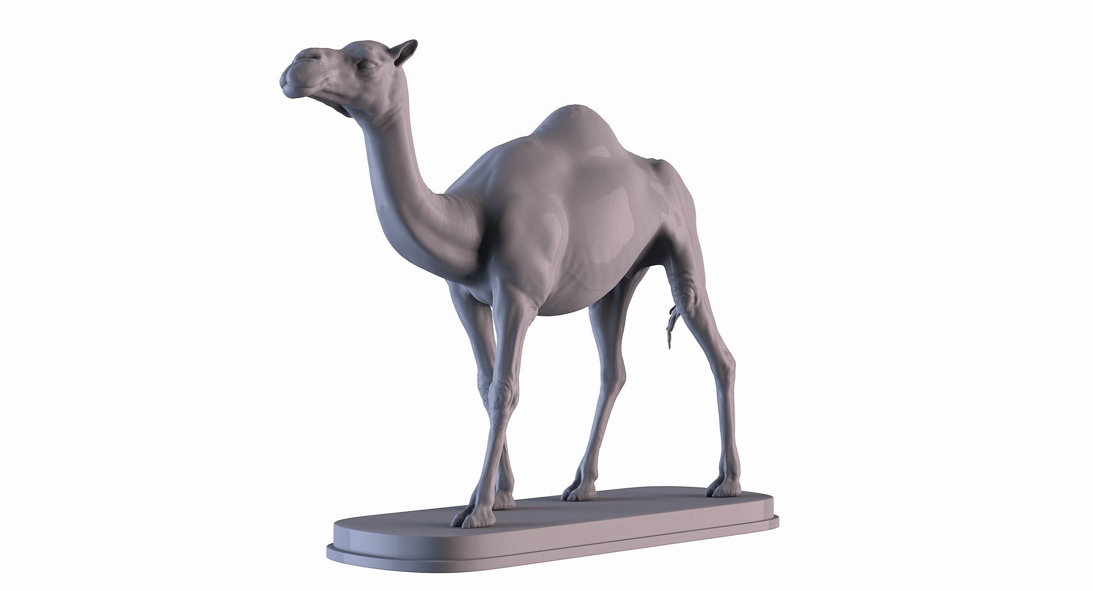 Camel statue of 3D print model_2