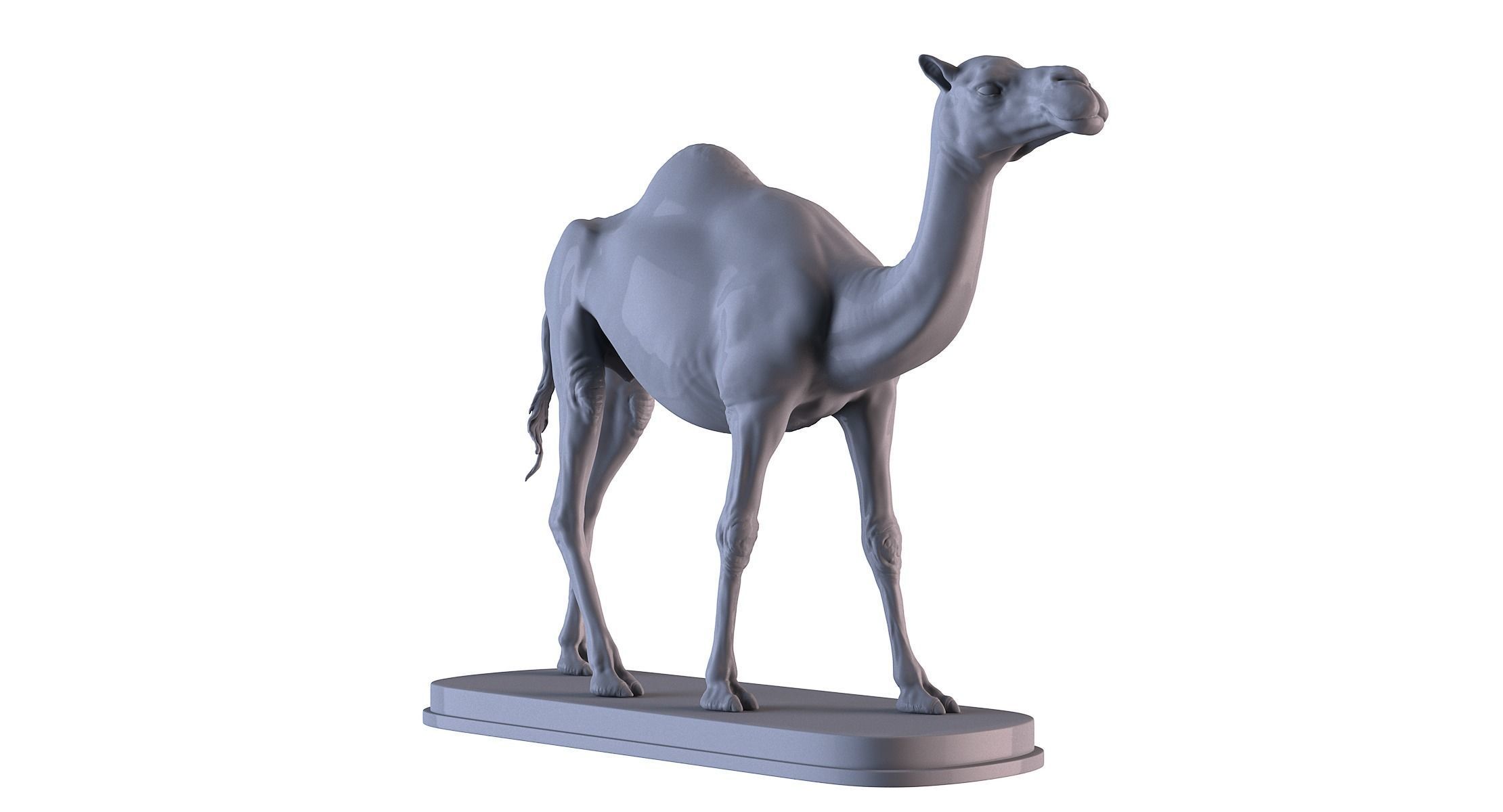 Camel statue of 3D print model_4