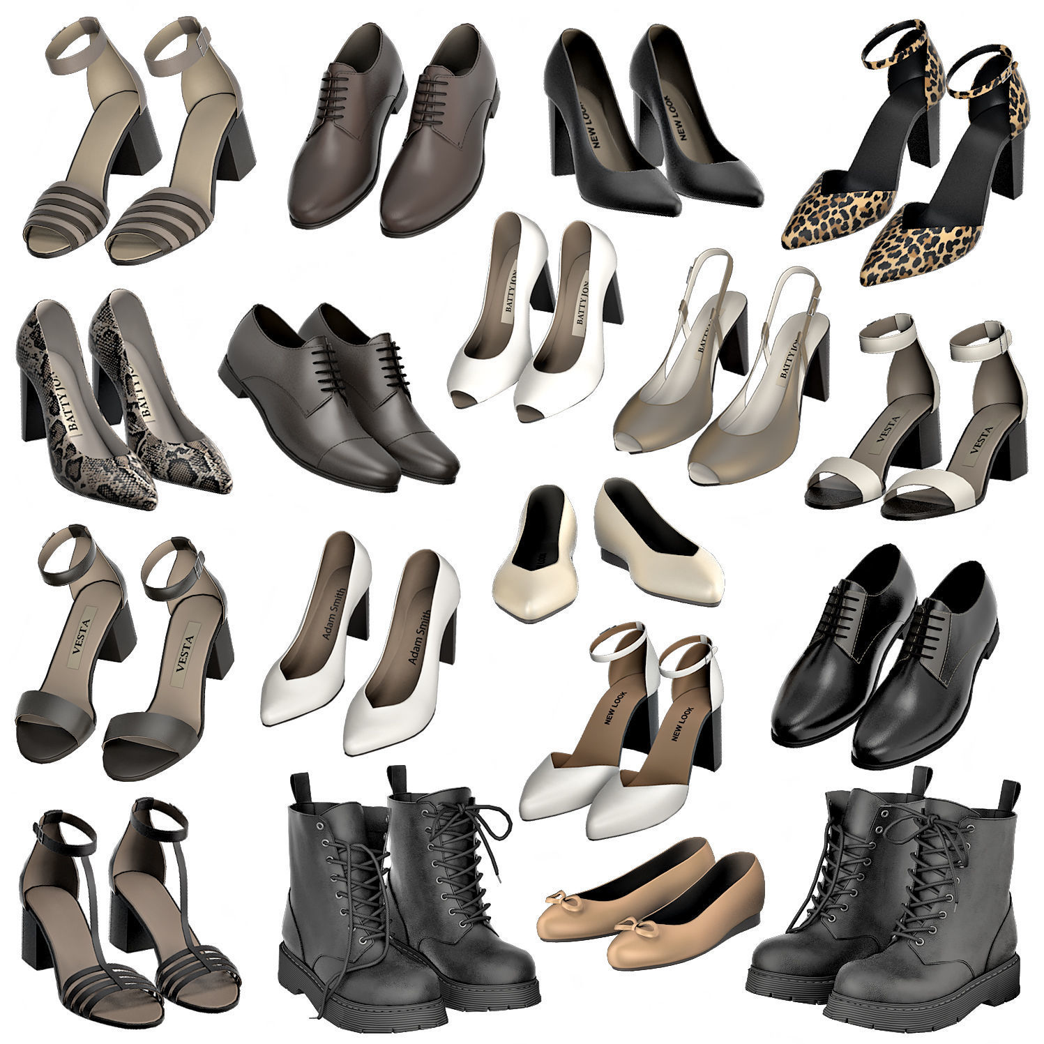 Walk-in Closet Rimadesio Abacus 1 3D model_4