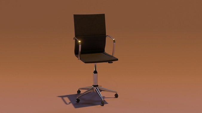 Office Chair Low-poly 3D model