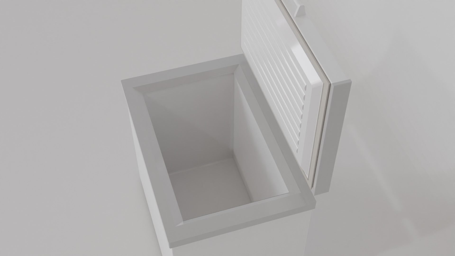 Real size chest freezer 3D model_4