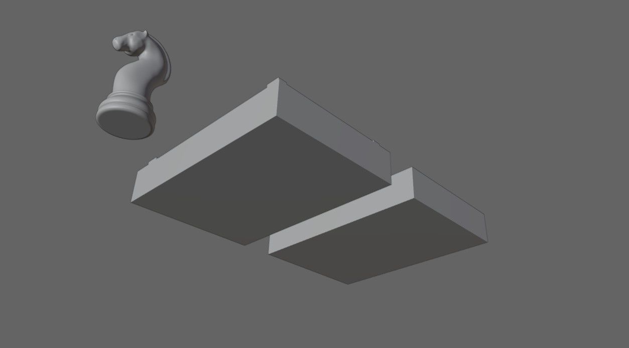 Mold for Horse - Chess Game - Form - Xadrez Molde Forma 3D print model_12