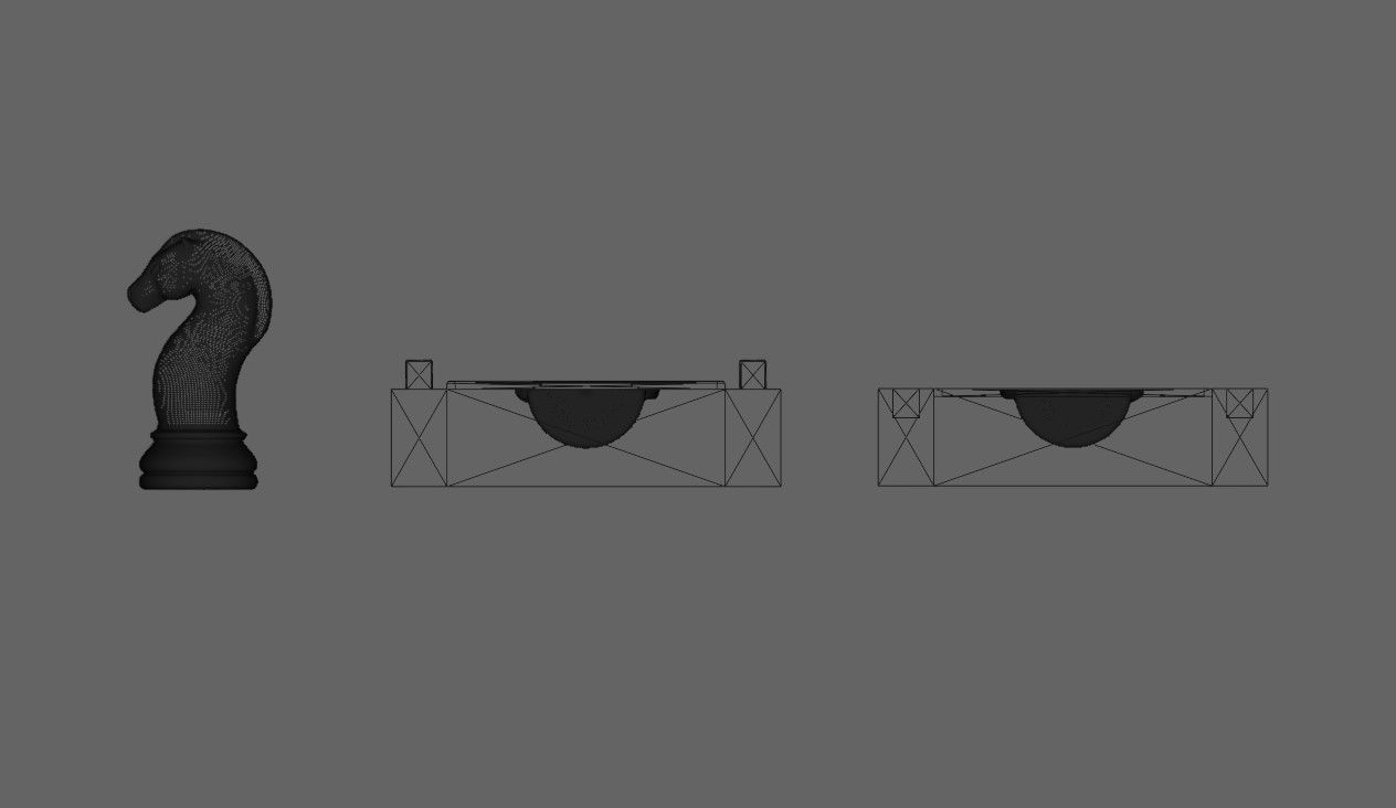 Mold for Horse - Chess Game - Form - Xadrez Molde Forma 3D print model_19