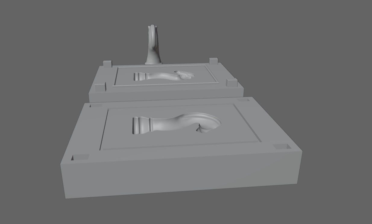 Mold for Horse - Chess Game - Form - Xadrez Molde Forma 3D print model_13