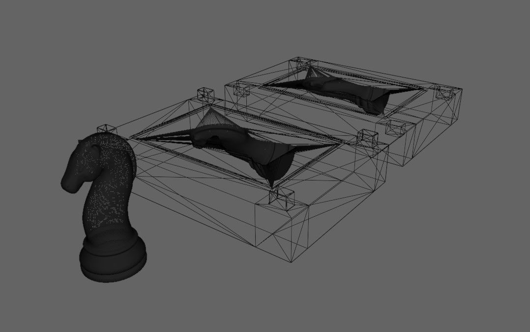 Mold for Horse - Chess Game - Form - Xadrez Molde Forma 3D print model_20