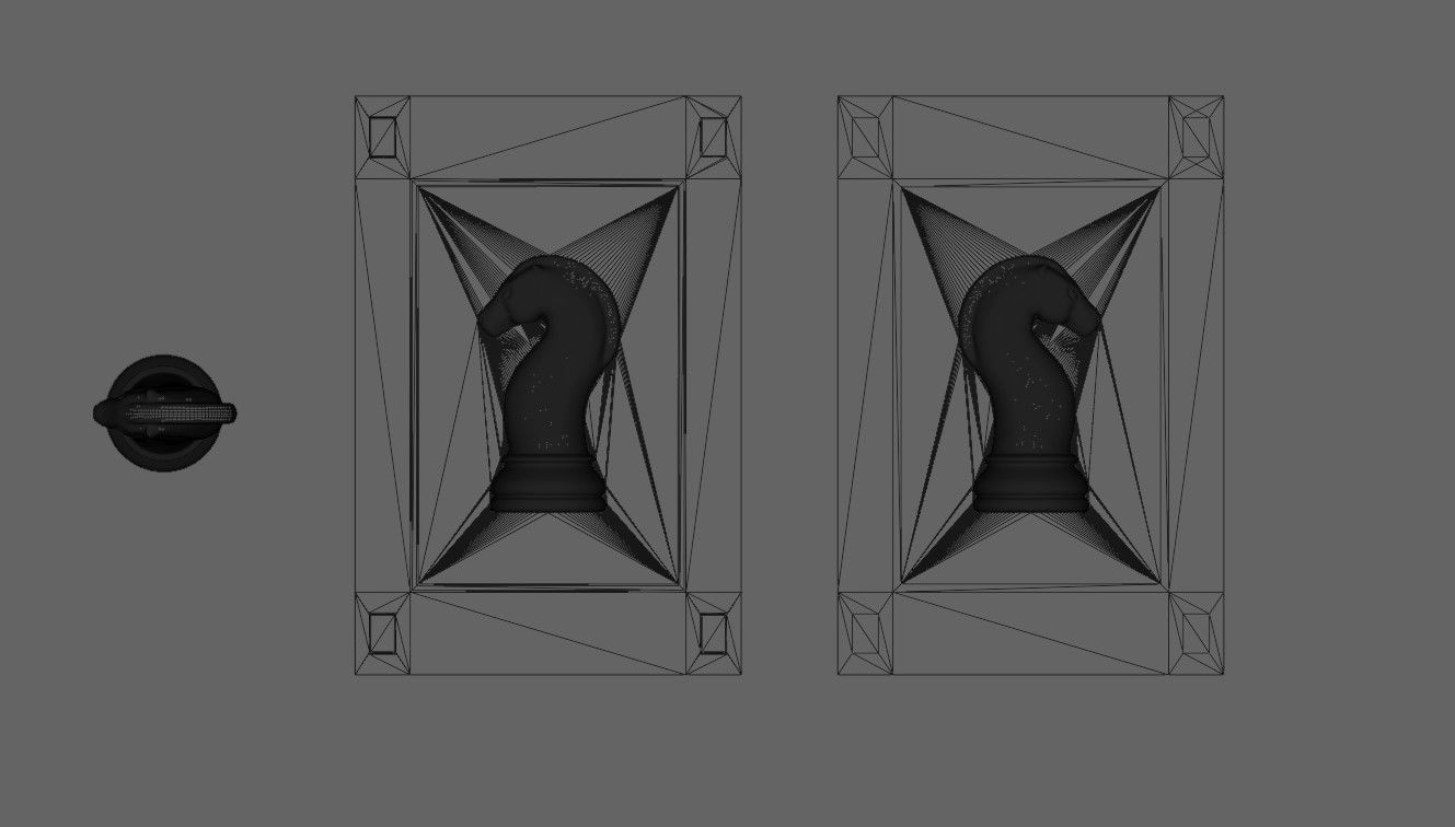 Mold for Horse - Chess Game - Form - Xadrez Molde Forma 3D print model_17