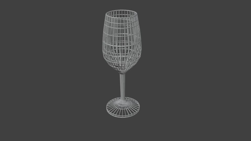 simple glass 3D model_3