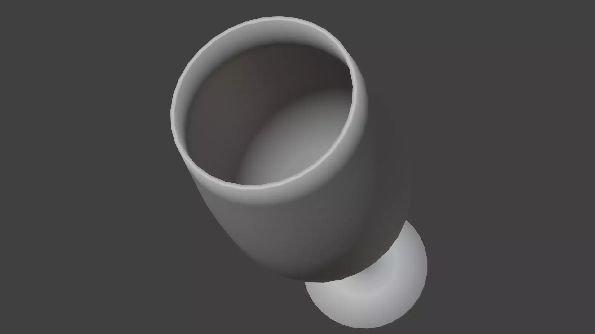 simple glass 3D model_0