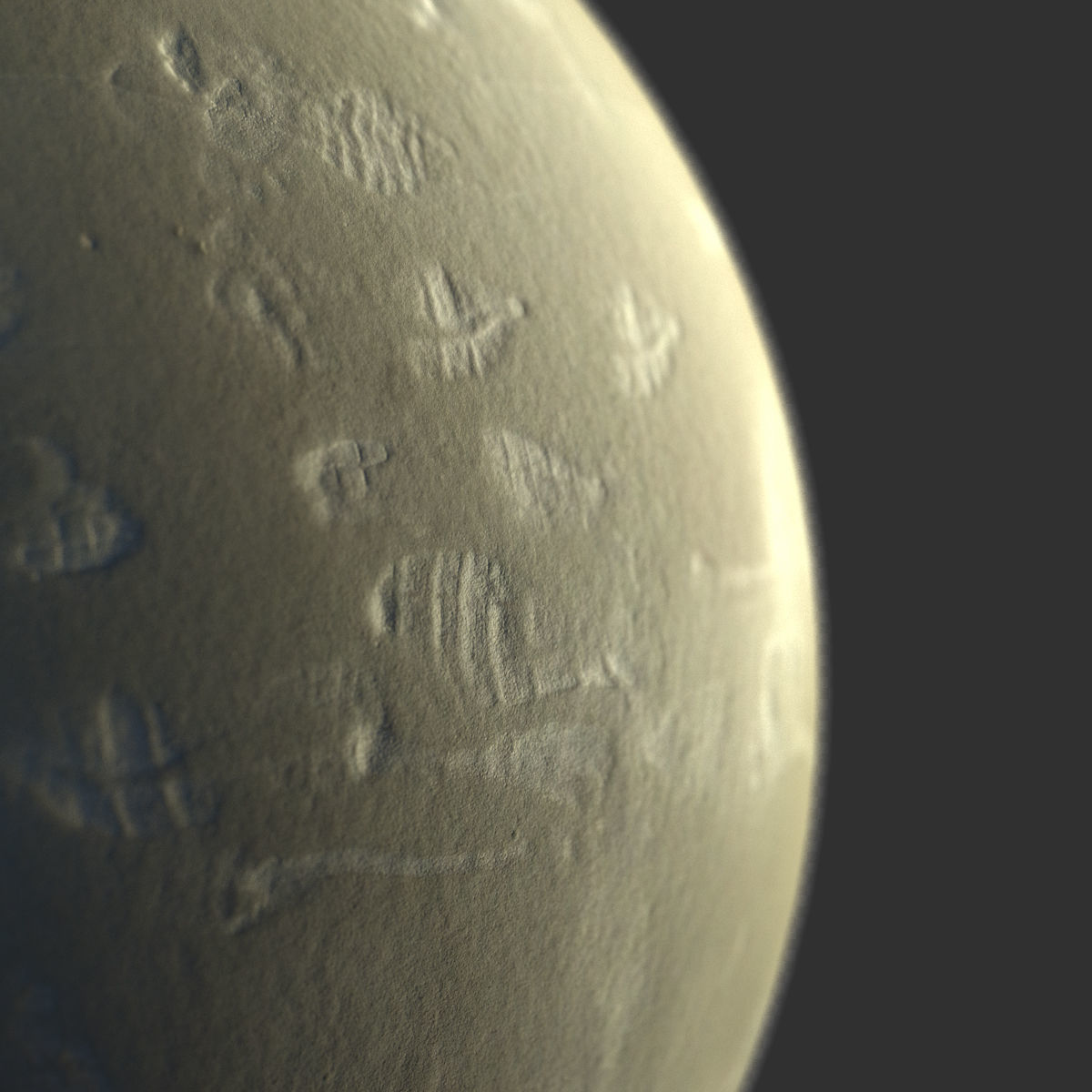 Ground - Beach Foot Prints Texture_1