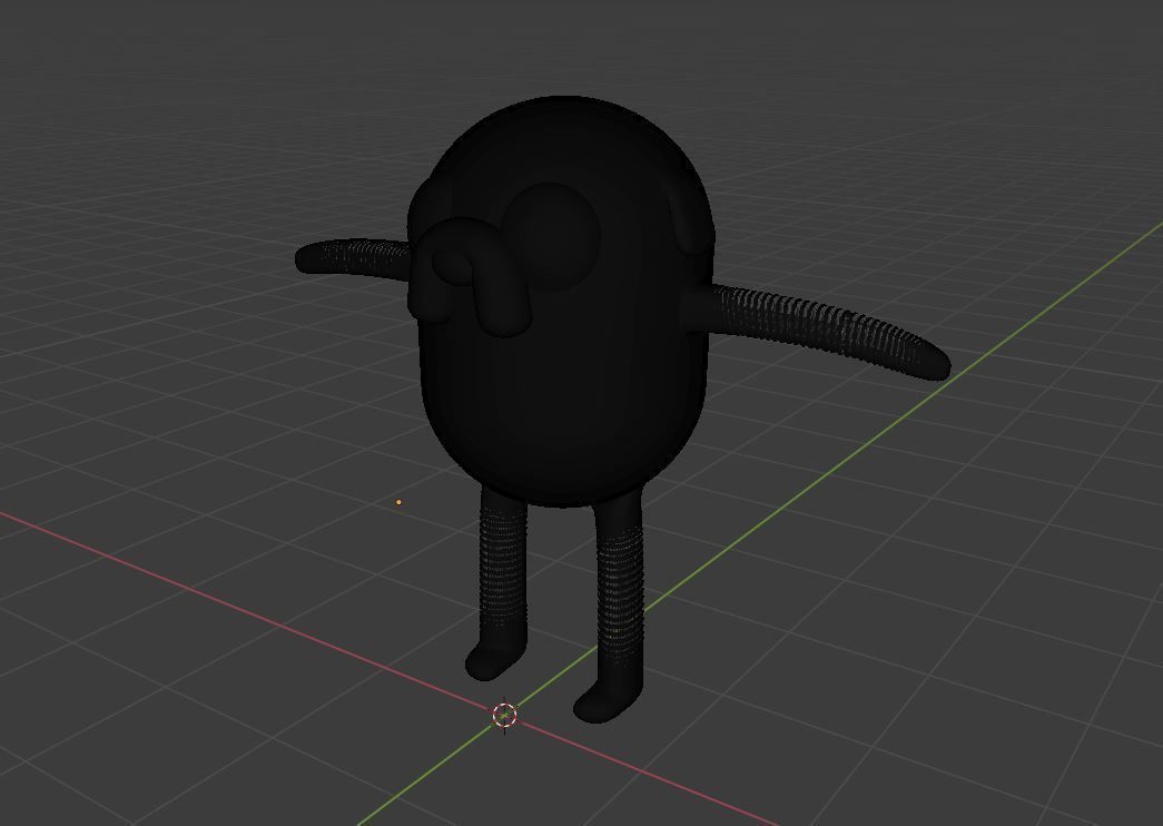 Jake From Adventure Time 3D Model 3D model_2