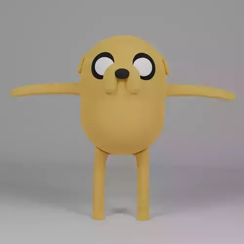 Jake From Adventure Time 3D Model 3D model
