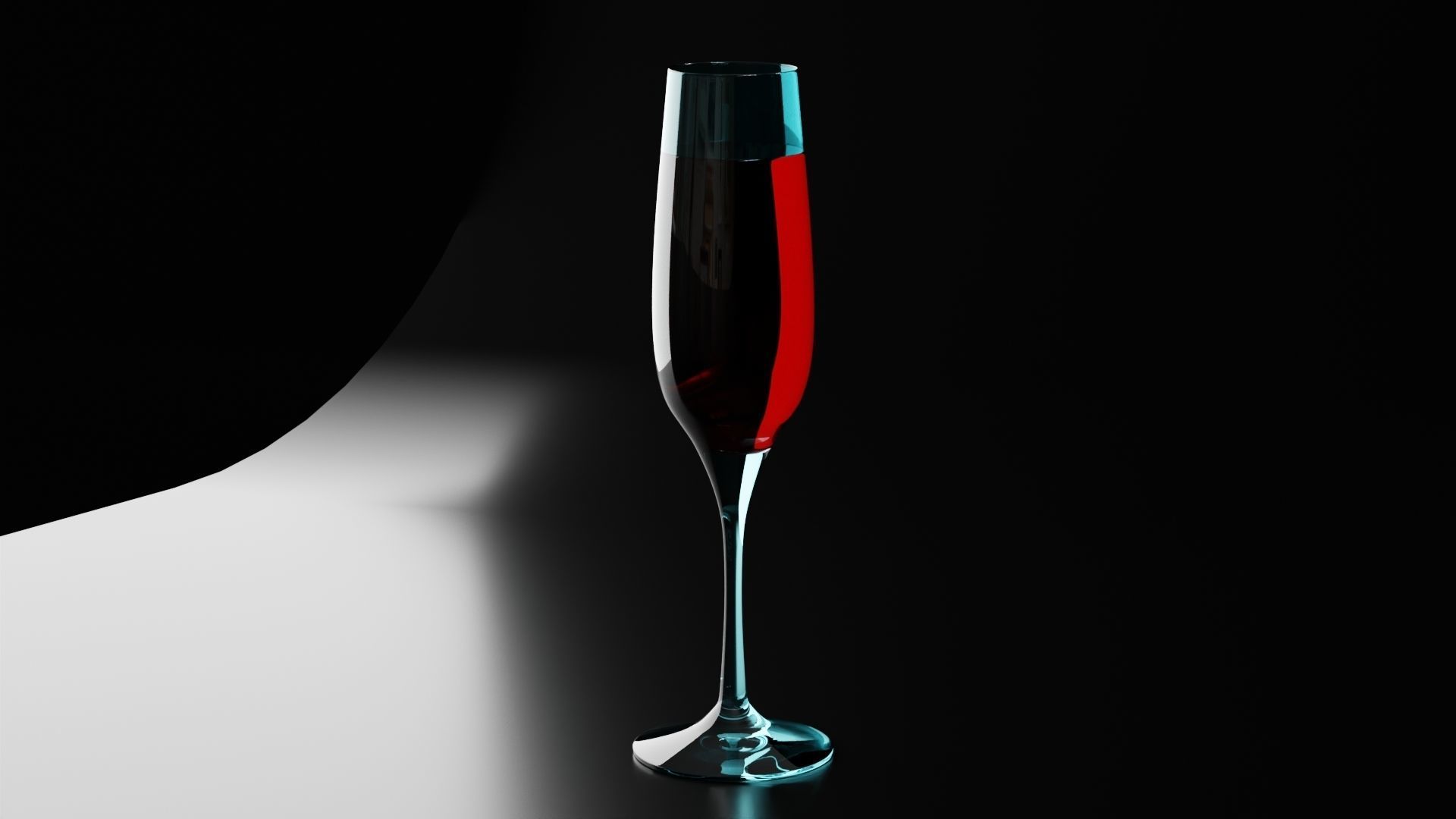 Champagne glass 1 3D model_5