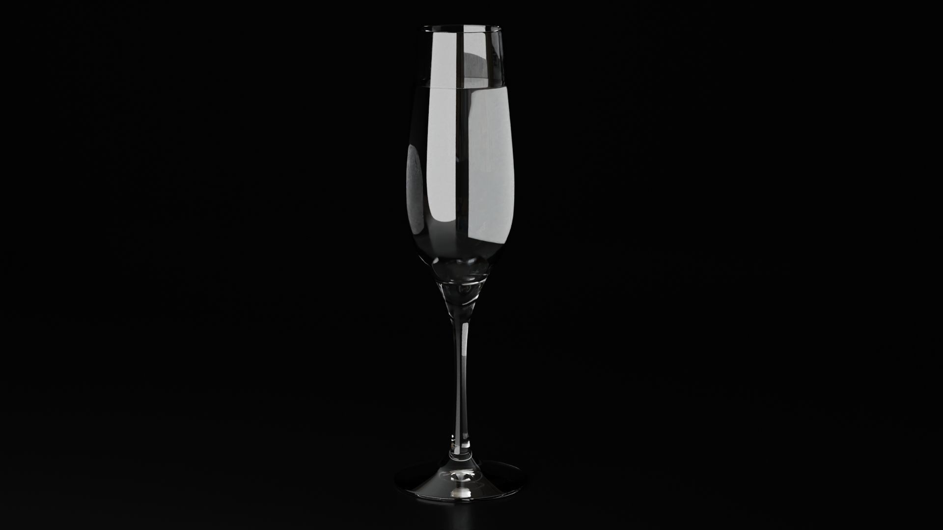 Champagne glass 1 3D model_12