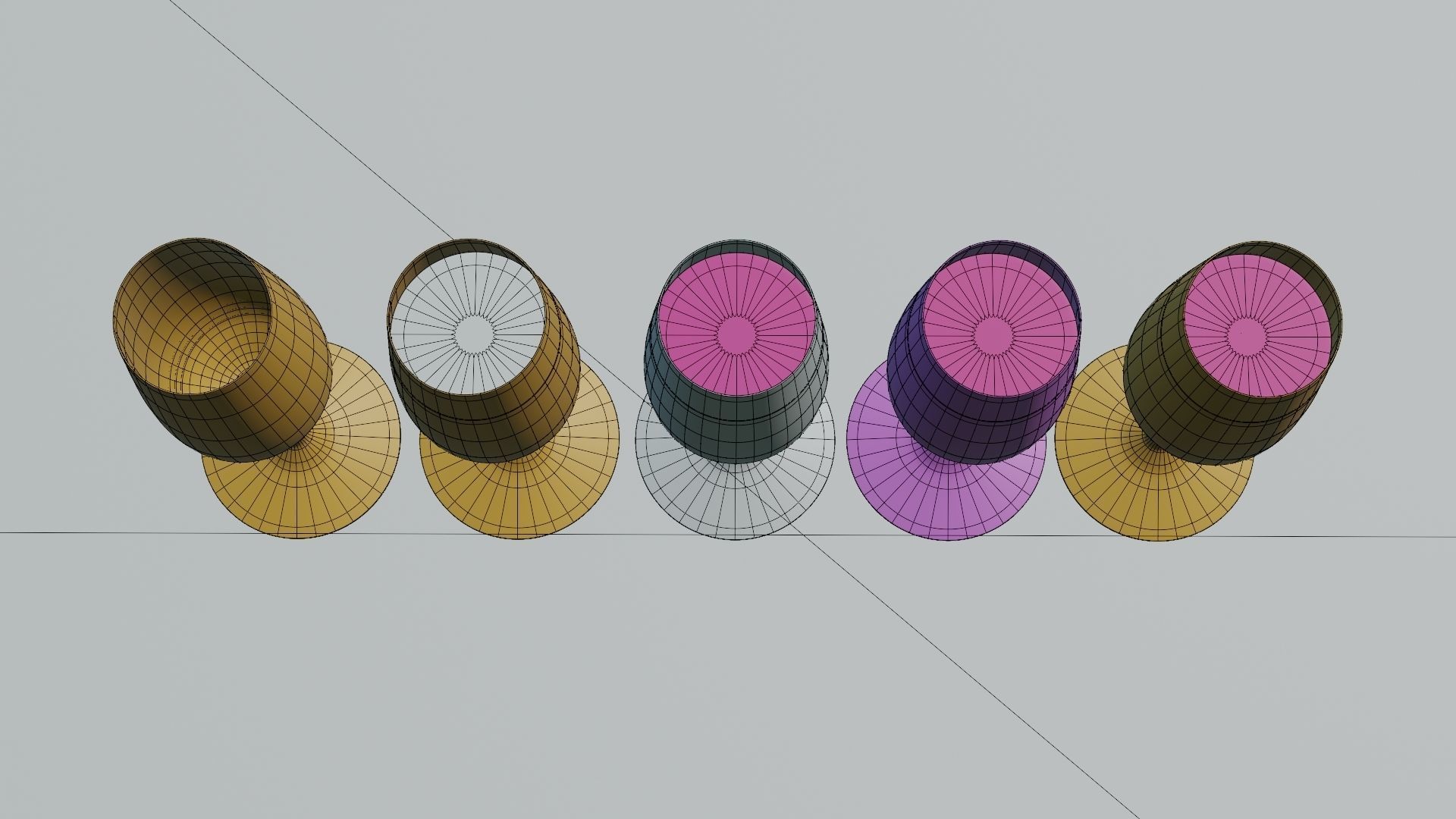 Champagne glass 1 3D model_14