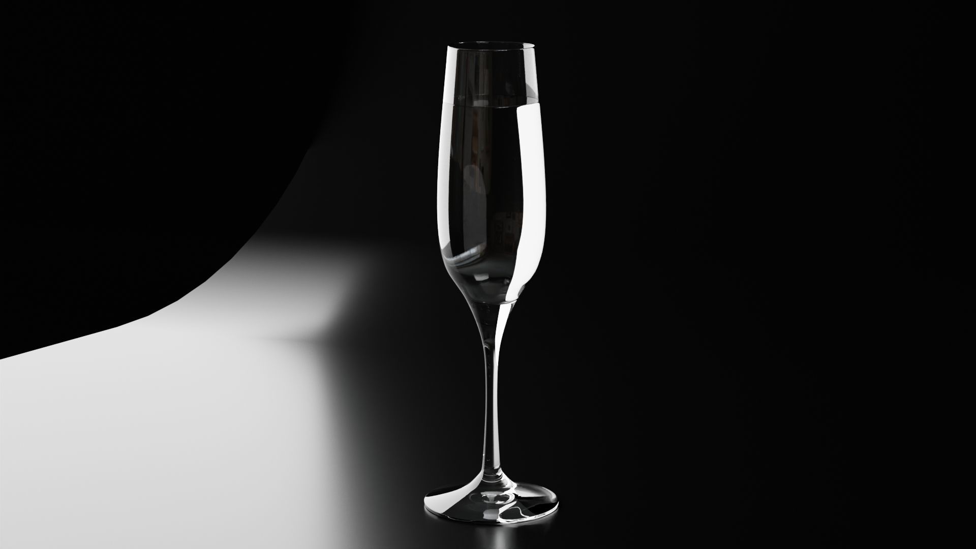 Champagne glass 1 3D model_11