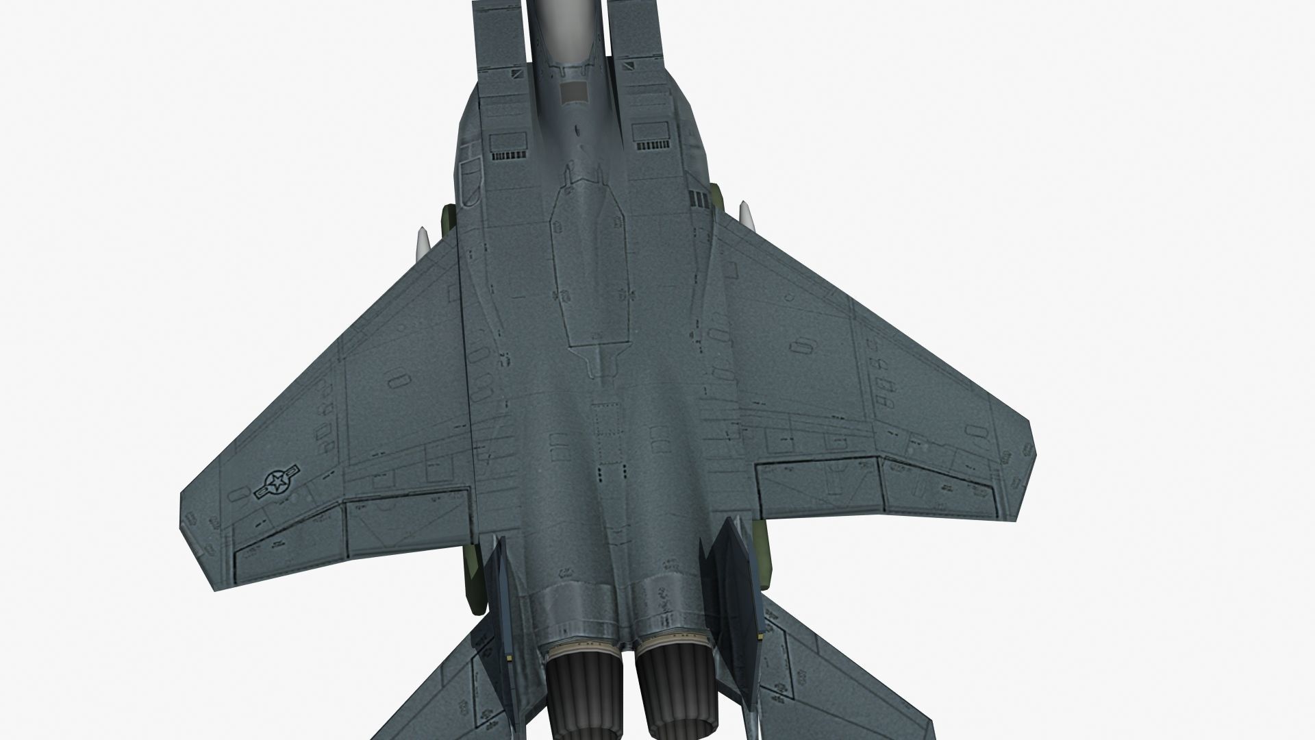 F15E Strike Eagle Low-poly 3D model_24