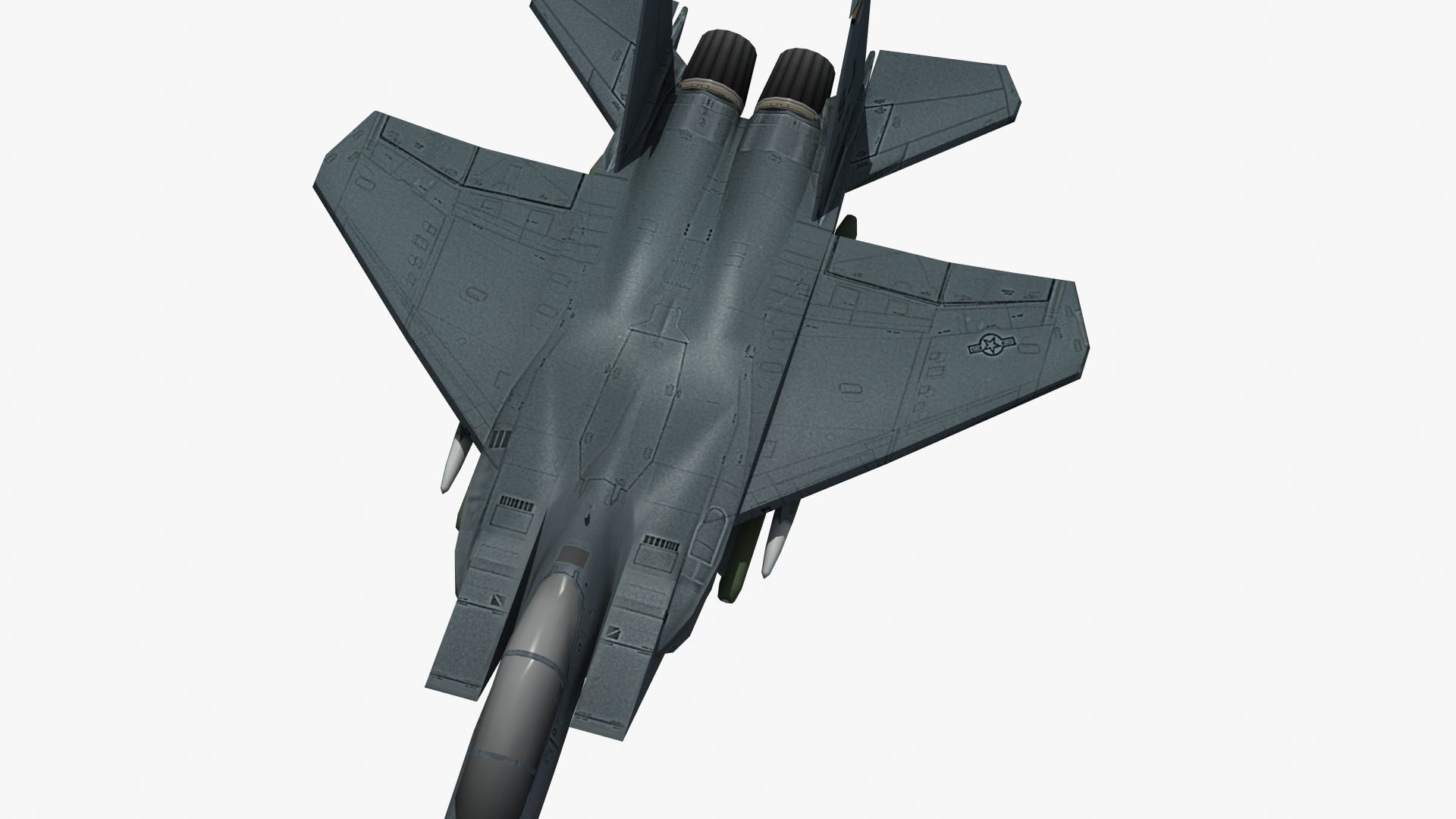 F15E Strike Eagle Low-poly 3D model_22
