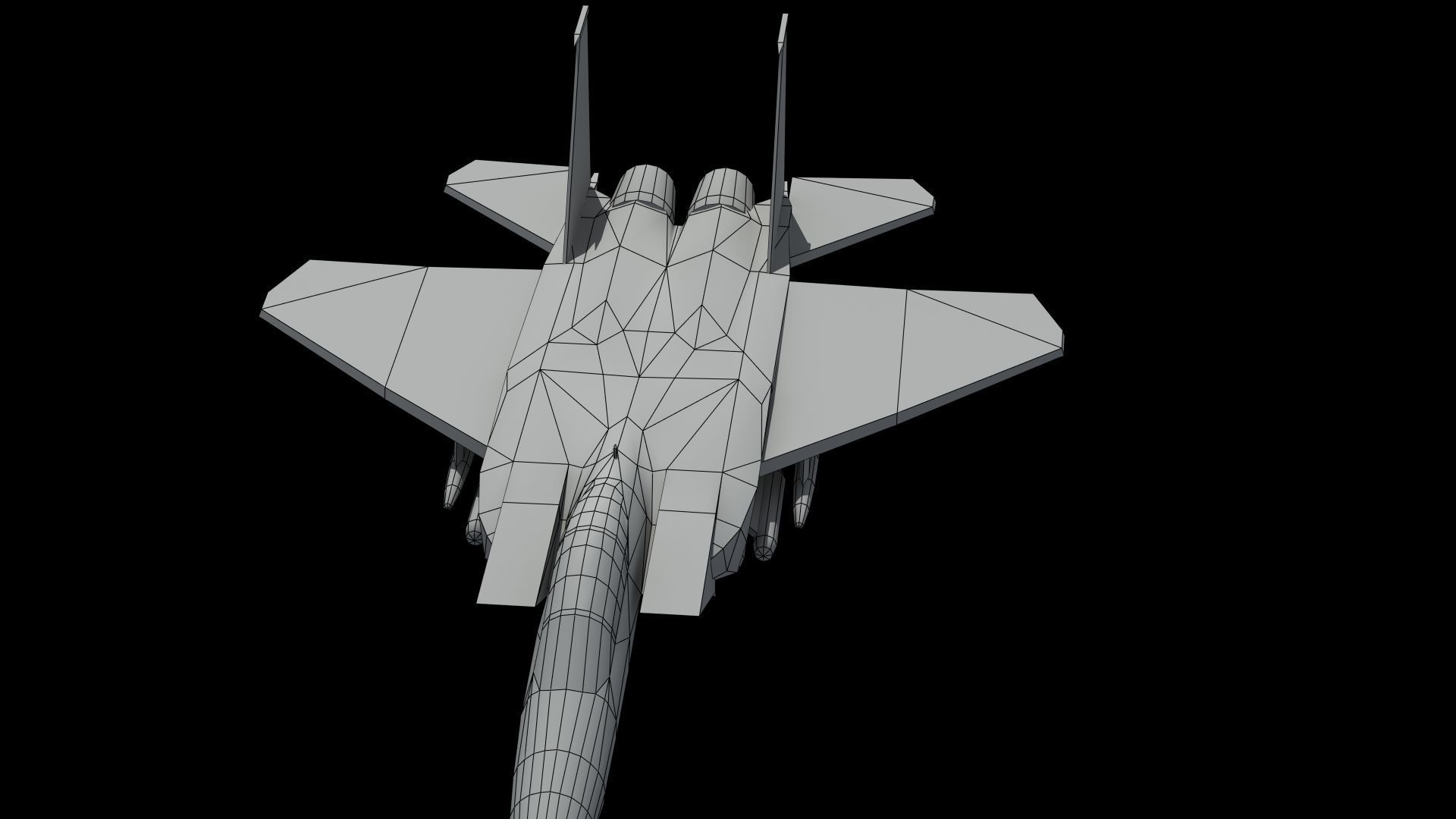 F15E Strike Eagle Low-poly 3D model_39