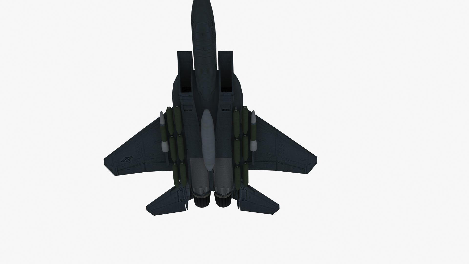 F15E Strike Eagle Low-poly 3D model_36