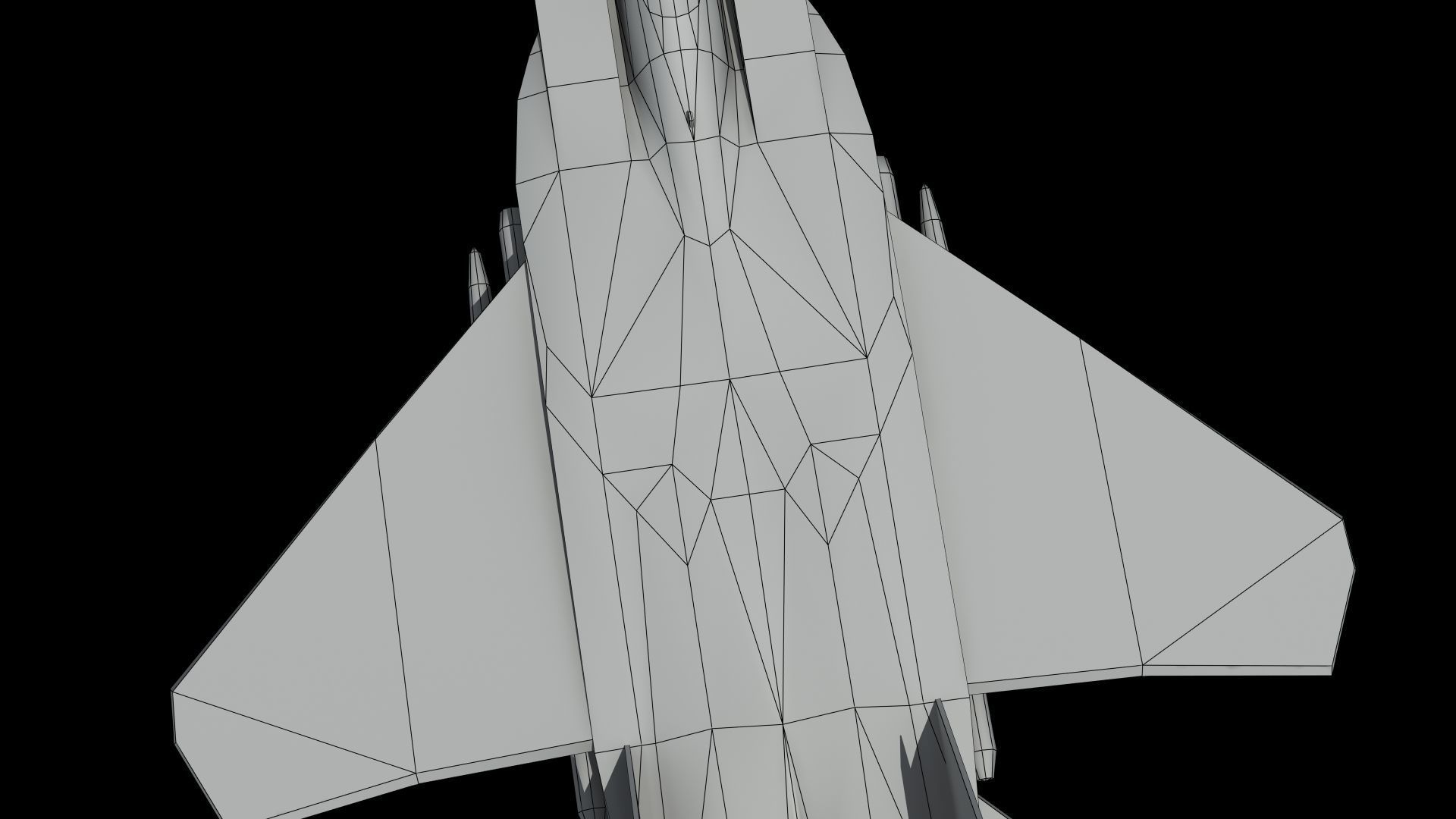 F15E Strike Eagle Low-poly 3D model_45
