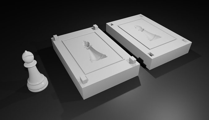 Mold for Bishop - Chess Game - Form - Xadrez Molde Forma 3D print model