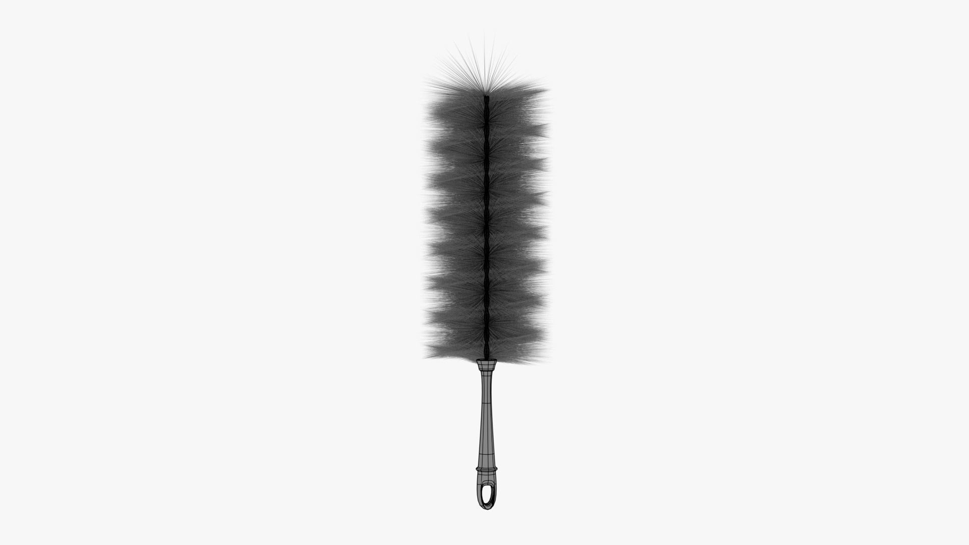 Hand Furniture Duster 3D model_5