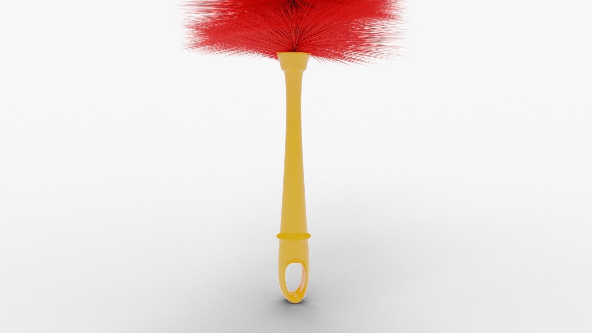 Hand Furniture Duster 3D model_1