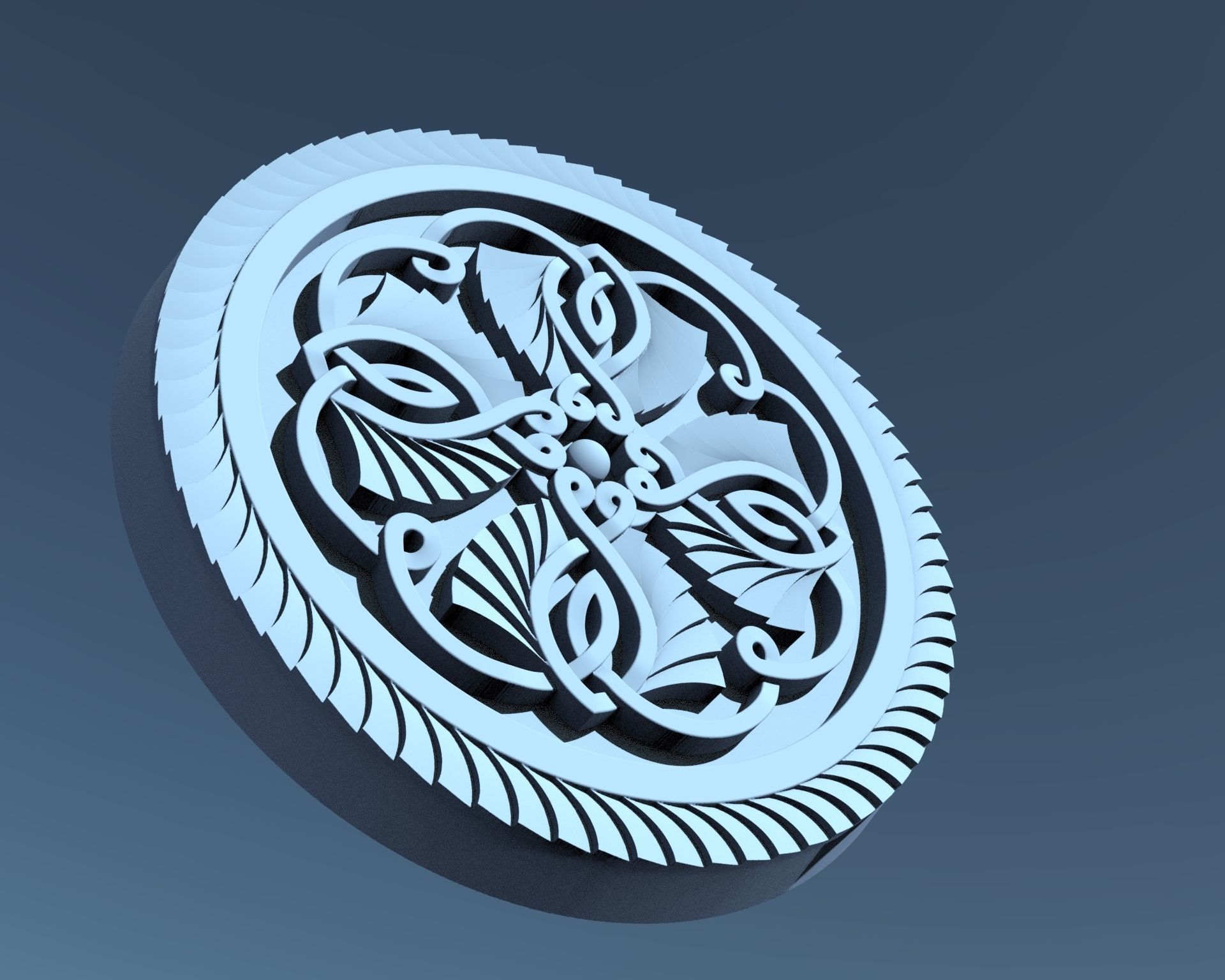 Arevakhach Armenian sun cross Haykakan 3D print model_3