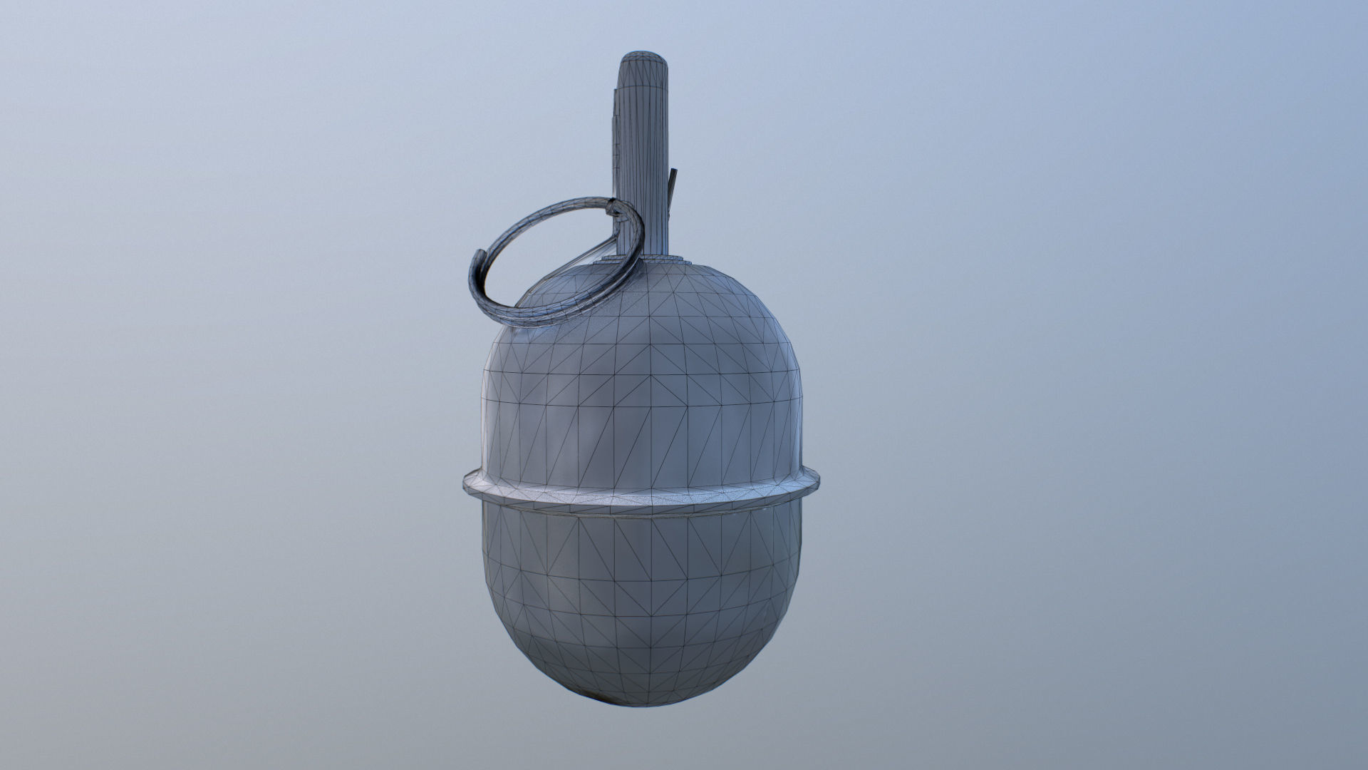 RGD-5 old grenade Low-poly 3D model_7