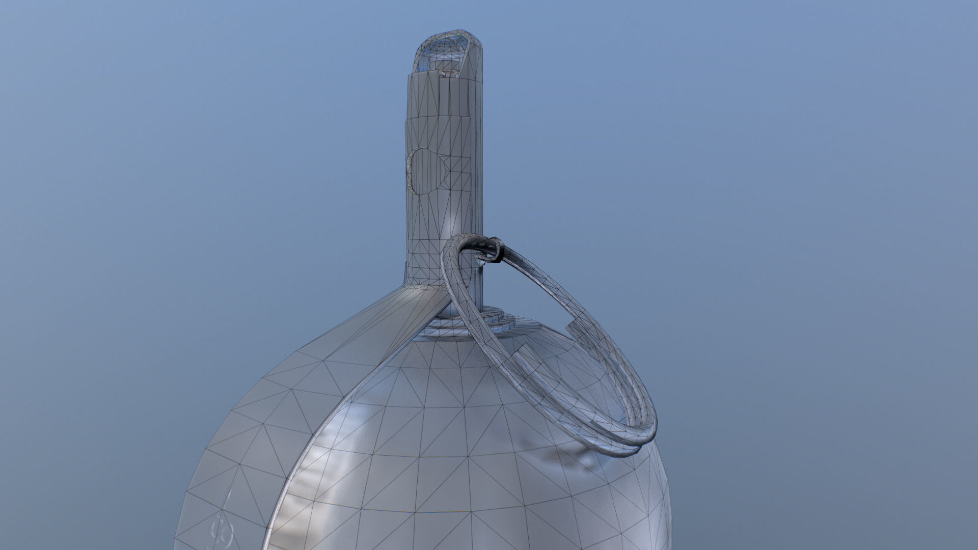 RGD-5 old grenade Low-poly 3D model_11